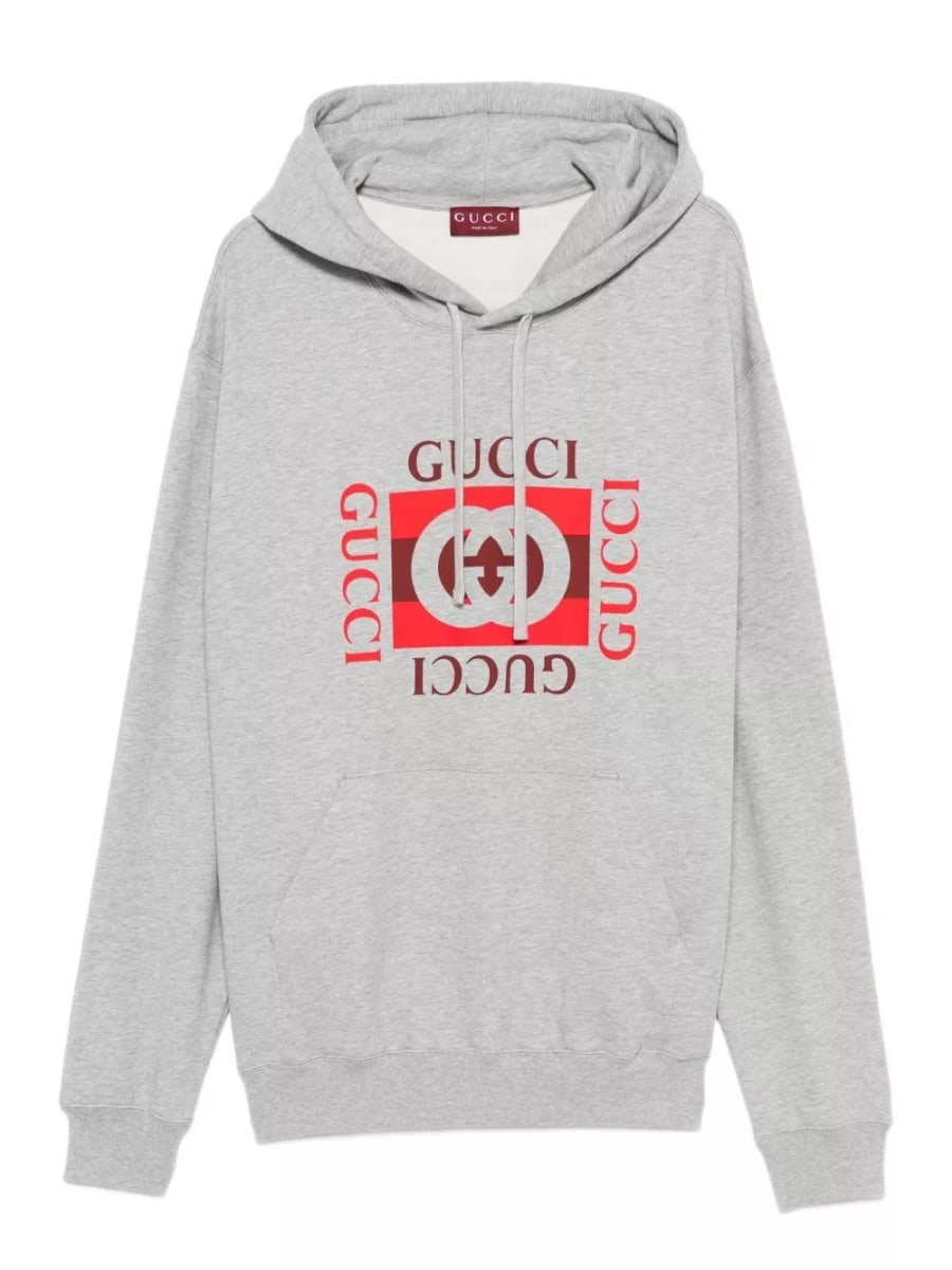 Gucci Felpa in cotone con logo
