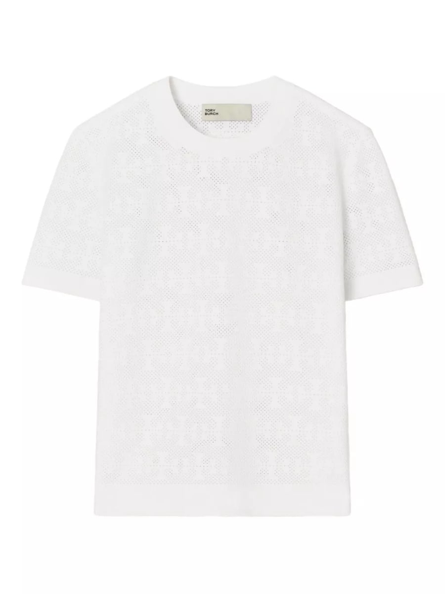 Tory Burch T-shirt con monogramma