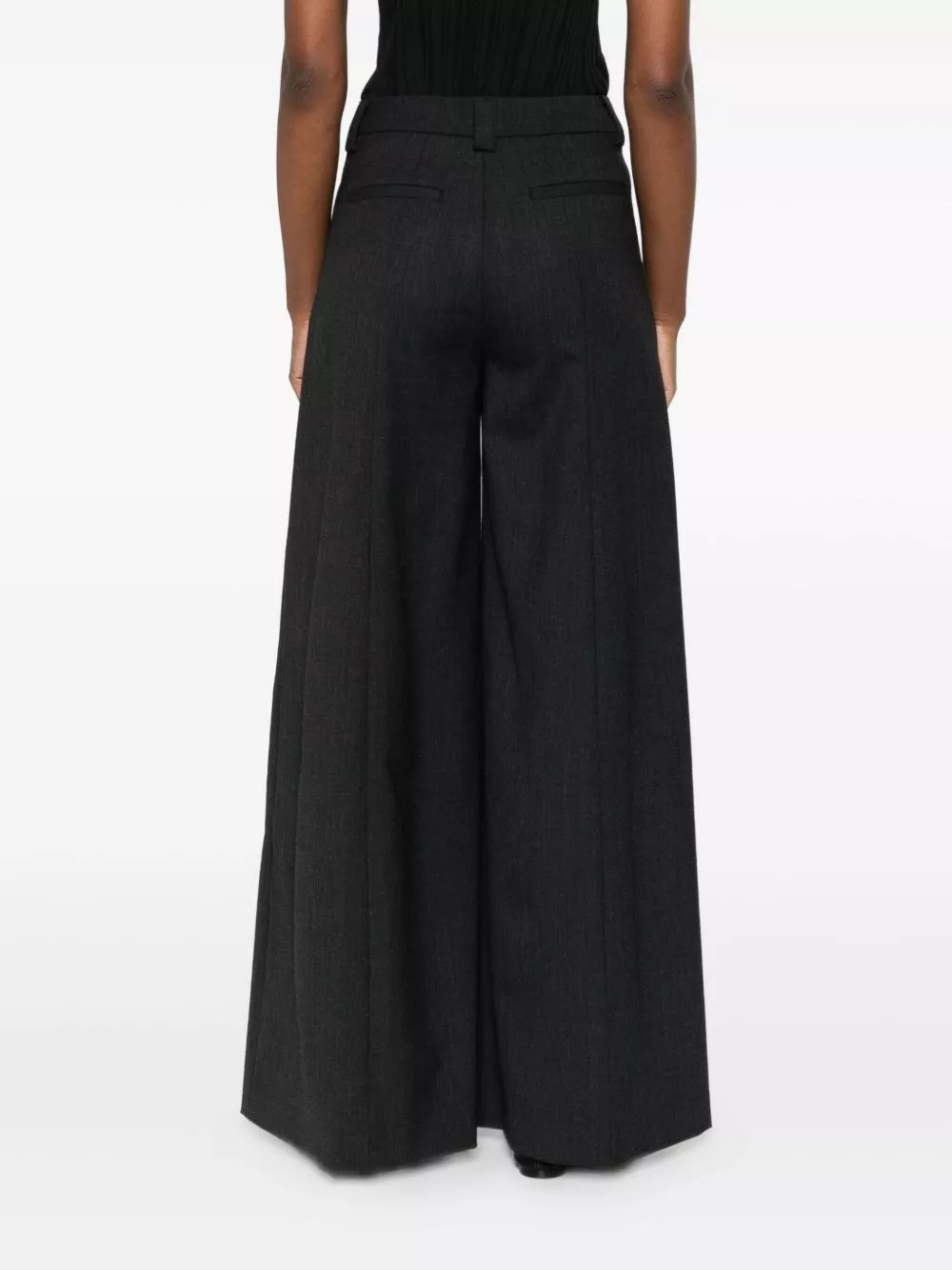 The latest Pantaloni a gamba larga in misto lana Alma, view 2
