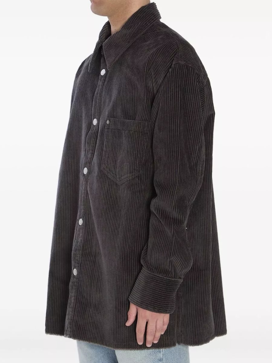 AMI Paris Camicia overshirt in cotone, view 3
