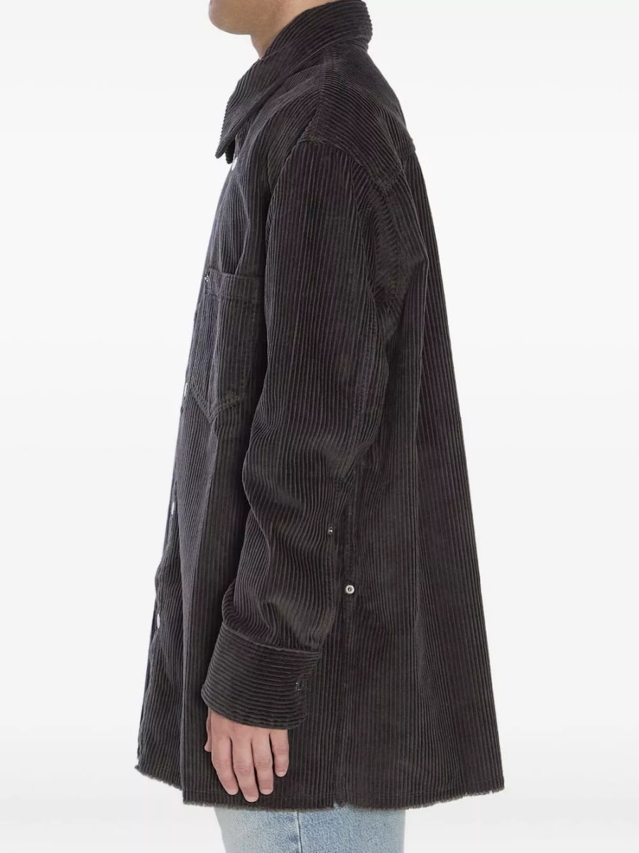 AMI Paris Camicia overshirt in cotone, view 4