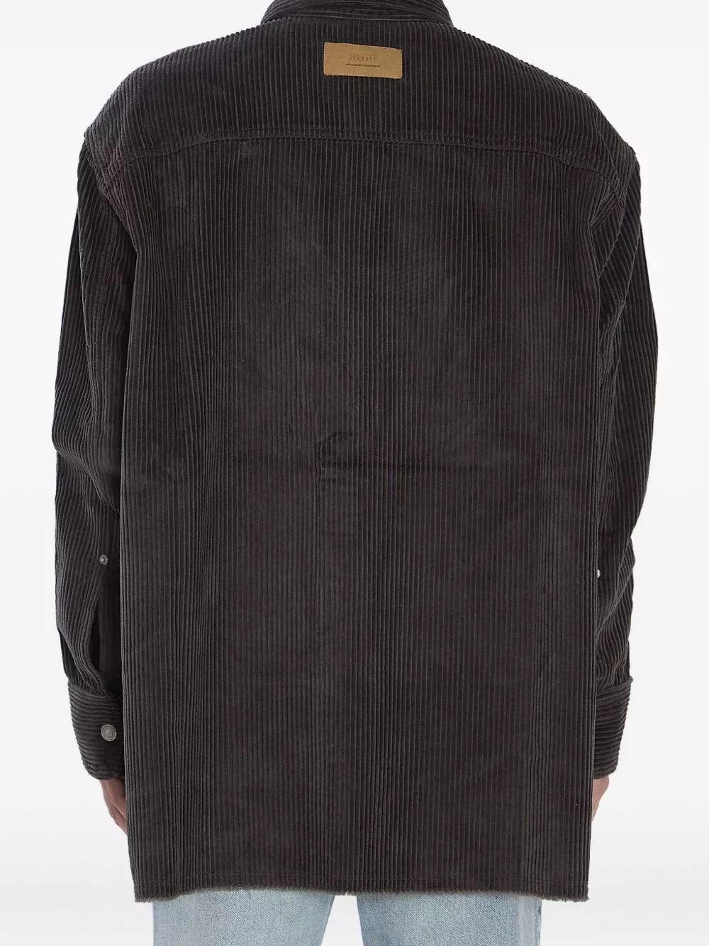 AMI Paris Camicia overshirt in cotone, view 2