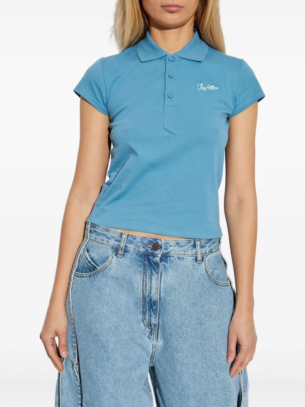 The Attico Polo in jersey, view 2