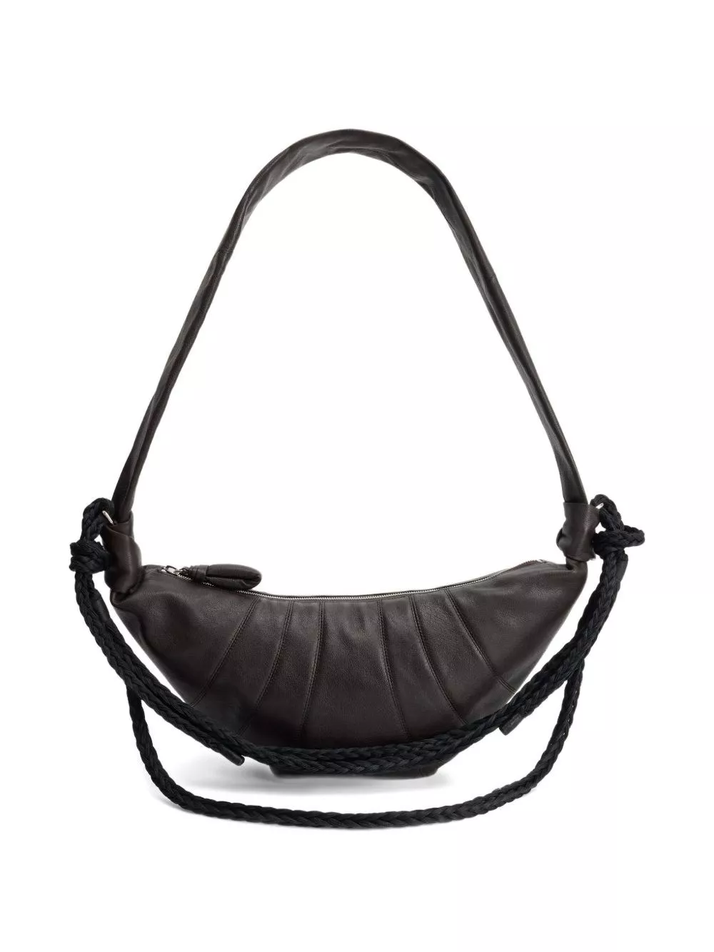 Lemaire Borsa a spalla media in pelle Braid Croissant