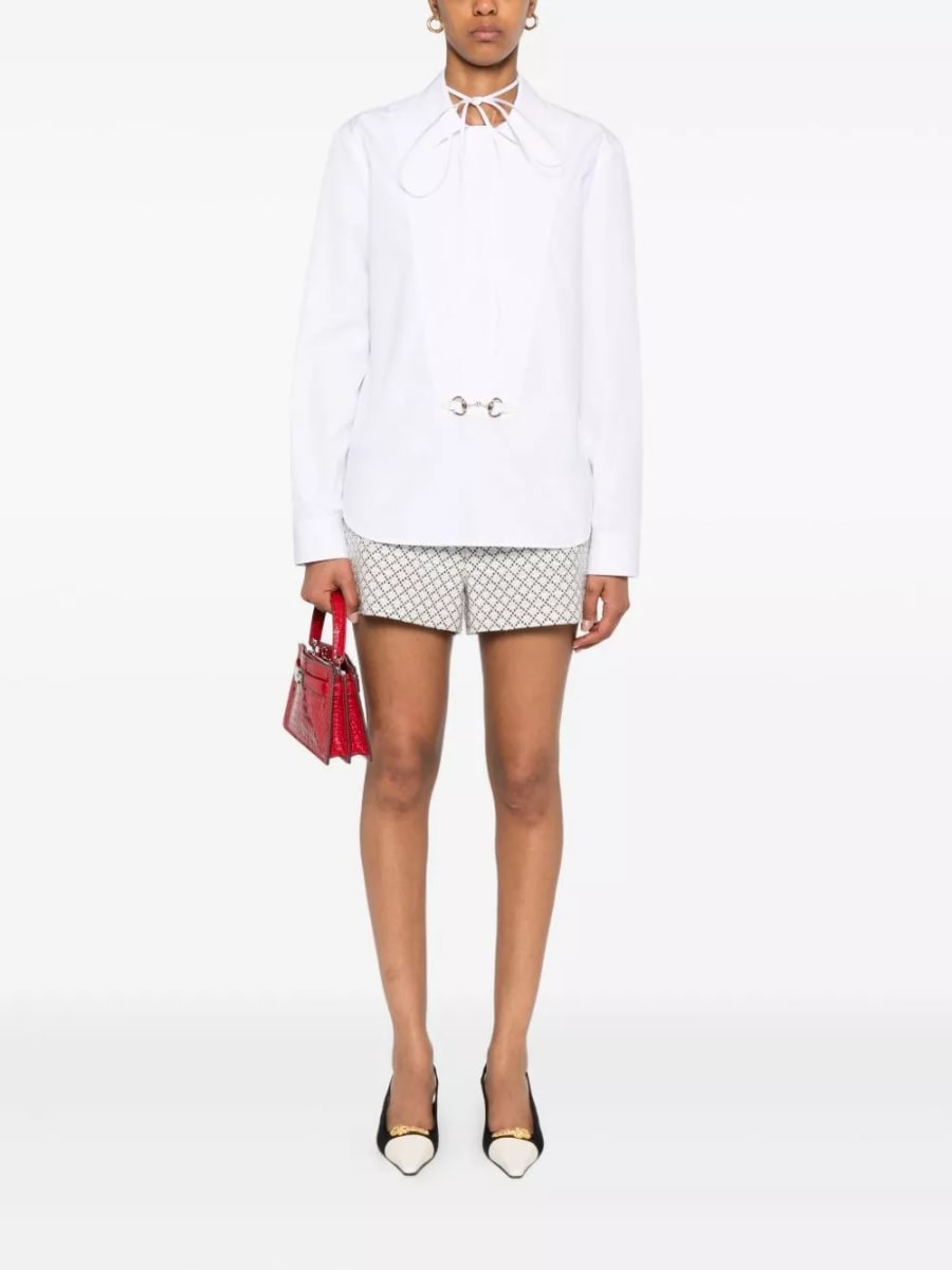 Gucci Camicia in cotone Horsebit, view 3