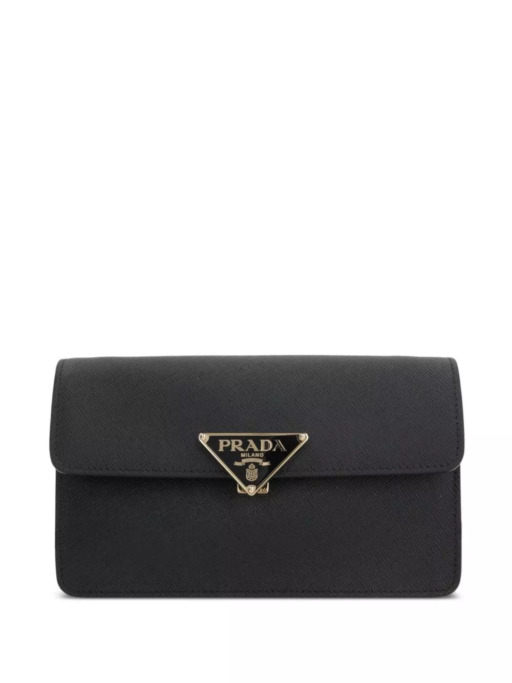 Prada Borsa a spalla in pelle Saffiano Prada Arqué