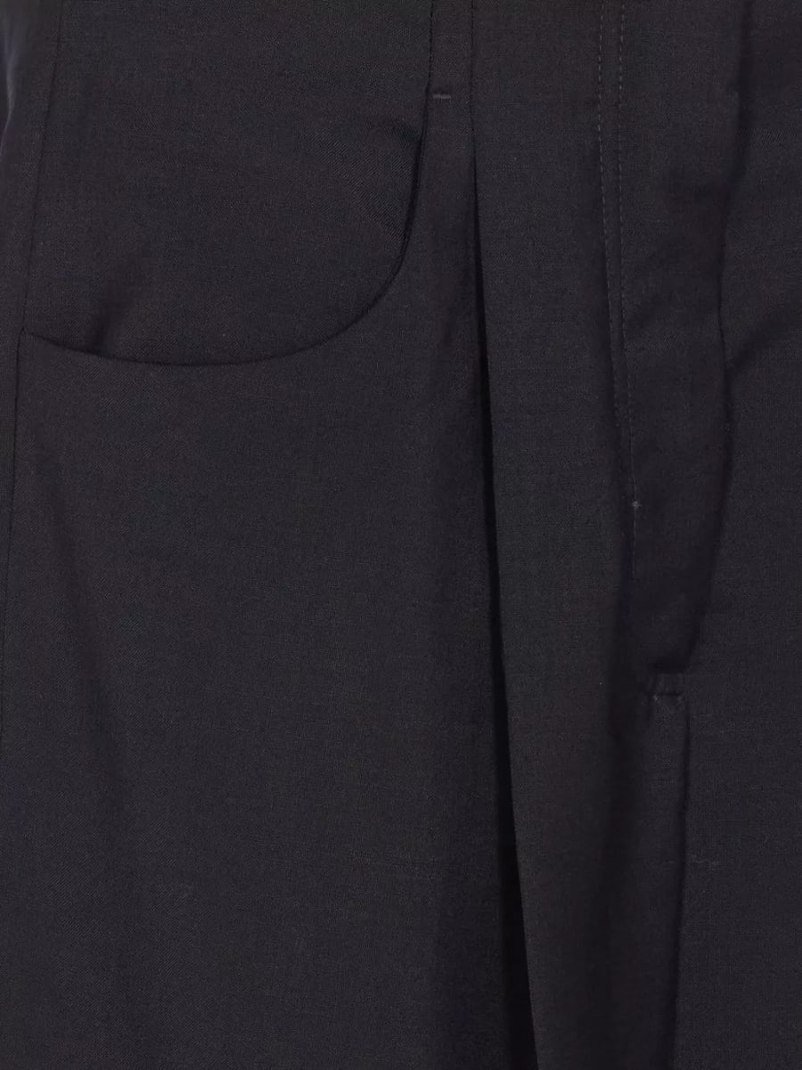 Fendi Pantaloni in lana a gamba larga, view 3