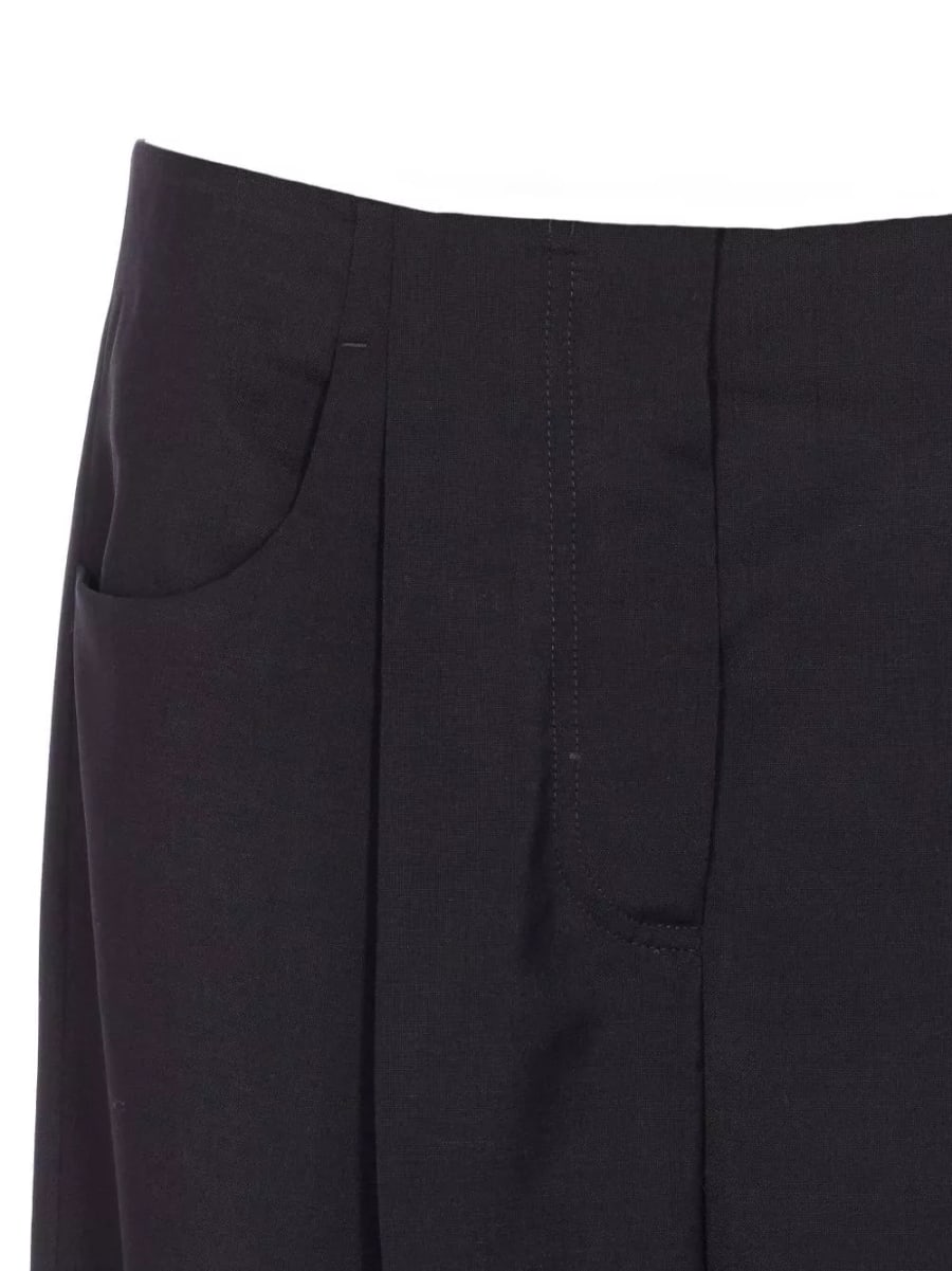 Fendi Pantaloni in lana a gamba larga, view 4