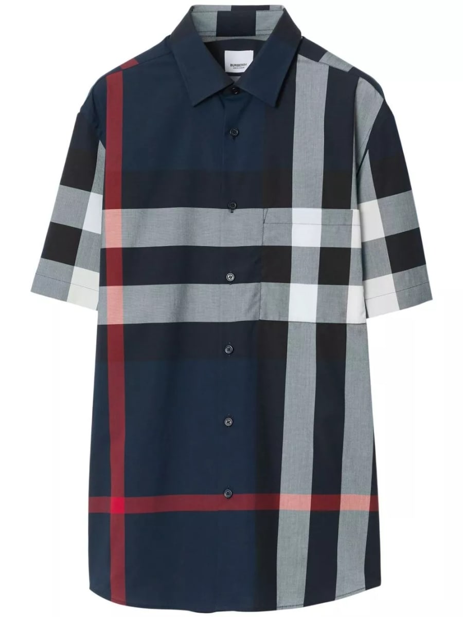 Burberry Camicia in cotone a quadri