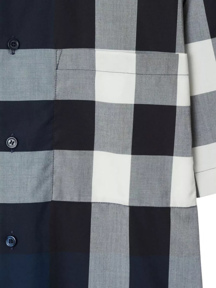 Burberry Camicia in cotone a quadri, view 2