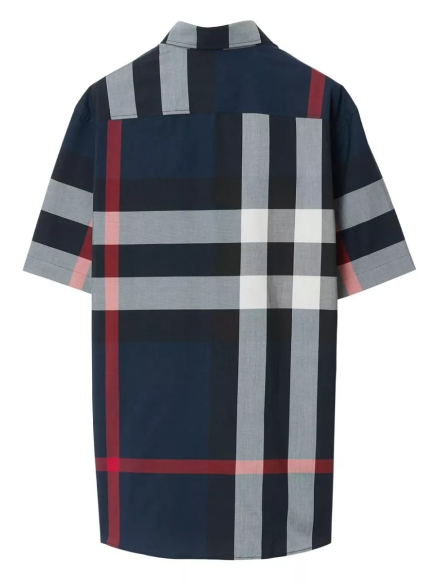 Burberry Camicia in cotone a quadri, view 3