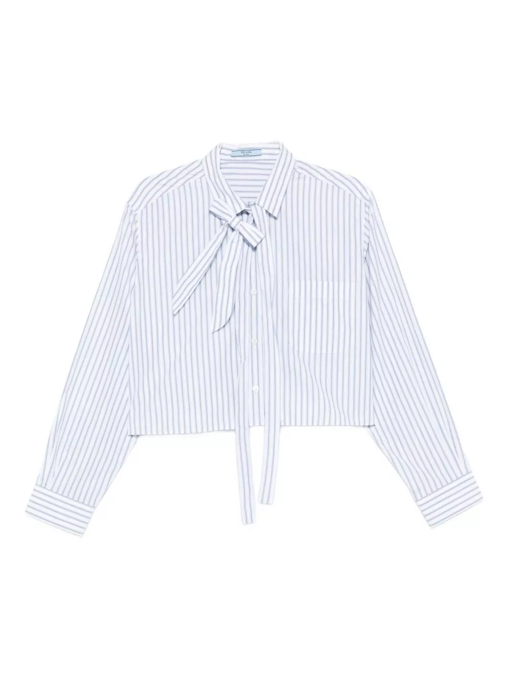Prada Camicia di cotone a righe