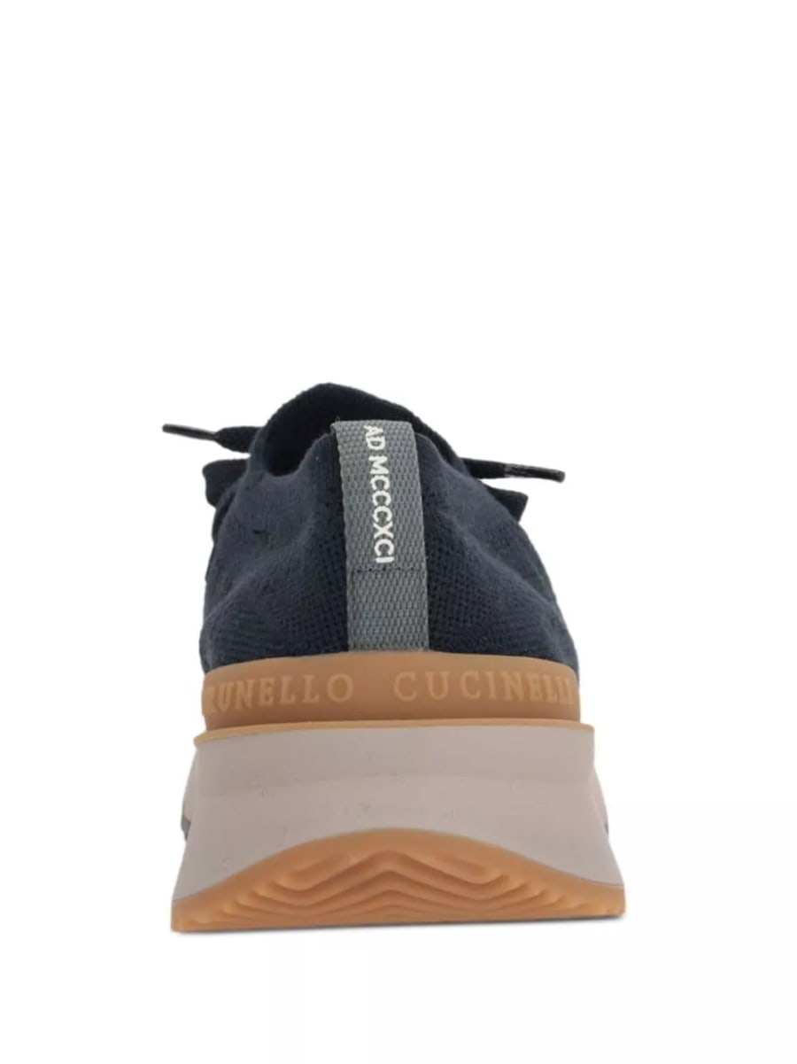 Brunello Cucinelli Sneakers in lana, view 2