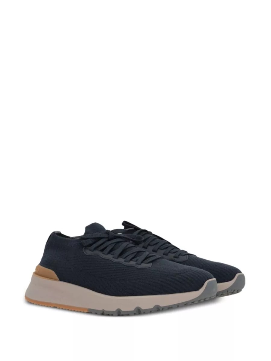 Brunello Cucinelli Sneakers in lana, view 4