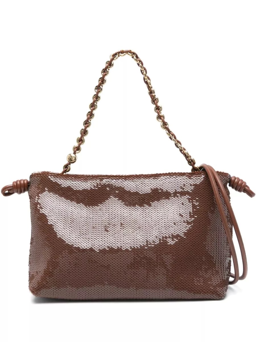 Loewe Clutch Flamenco media con paillettes