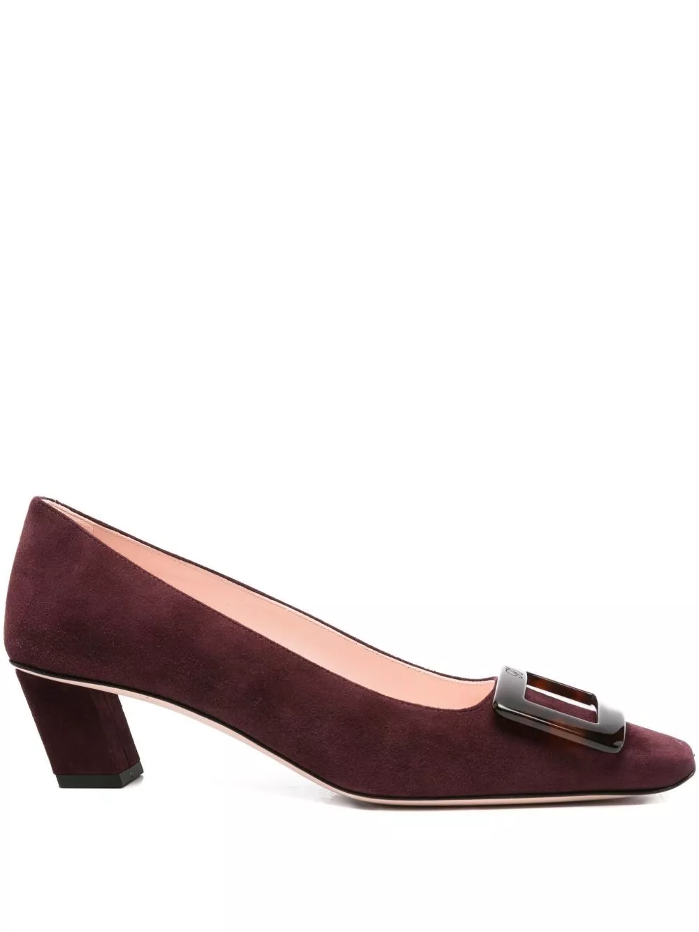 Roger Vivier Décolleté in pelle tartaruga Belle Vivier