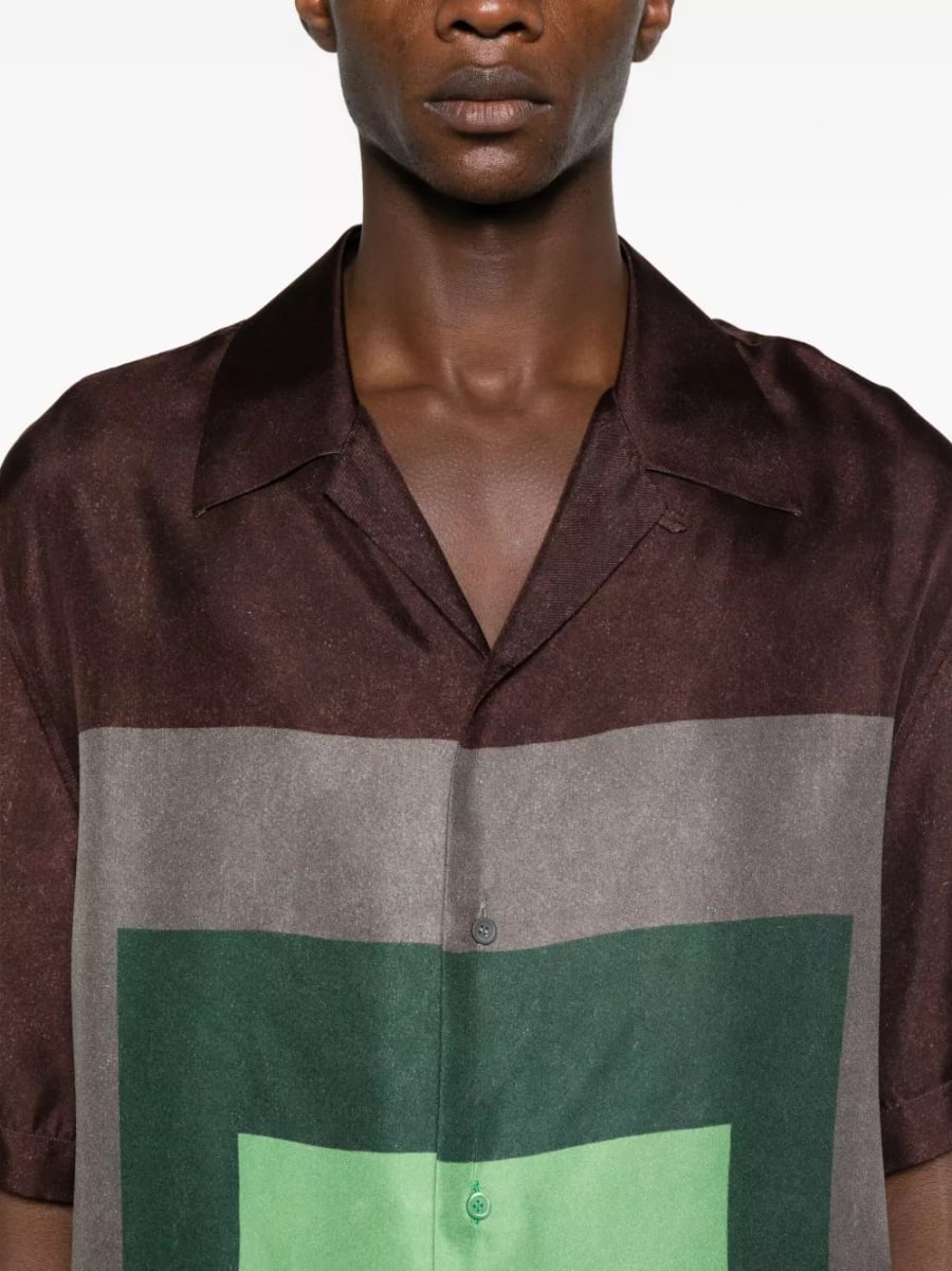 Loewe Camicia di seta stampata, view 2