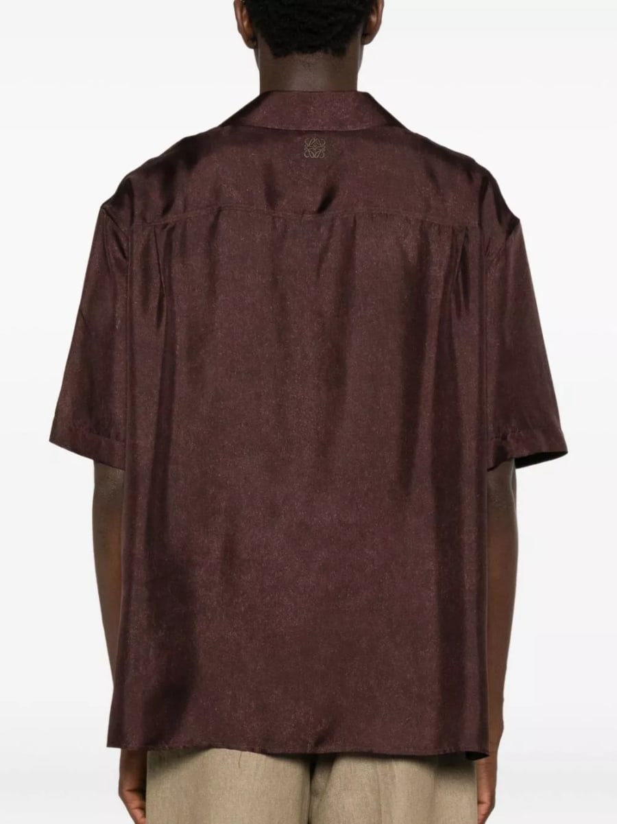 Loewe Camicia di seta stampata, view 3