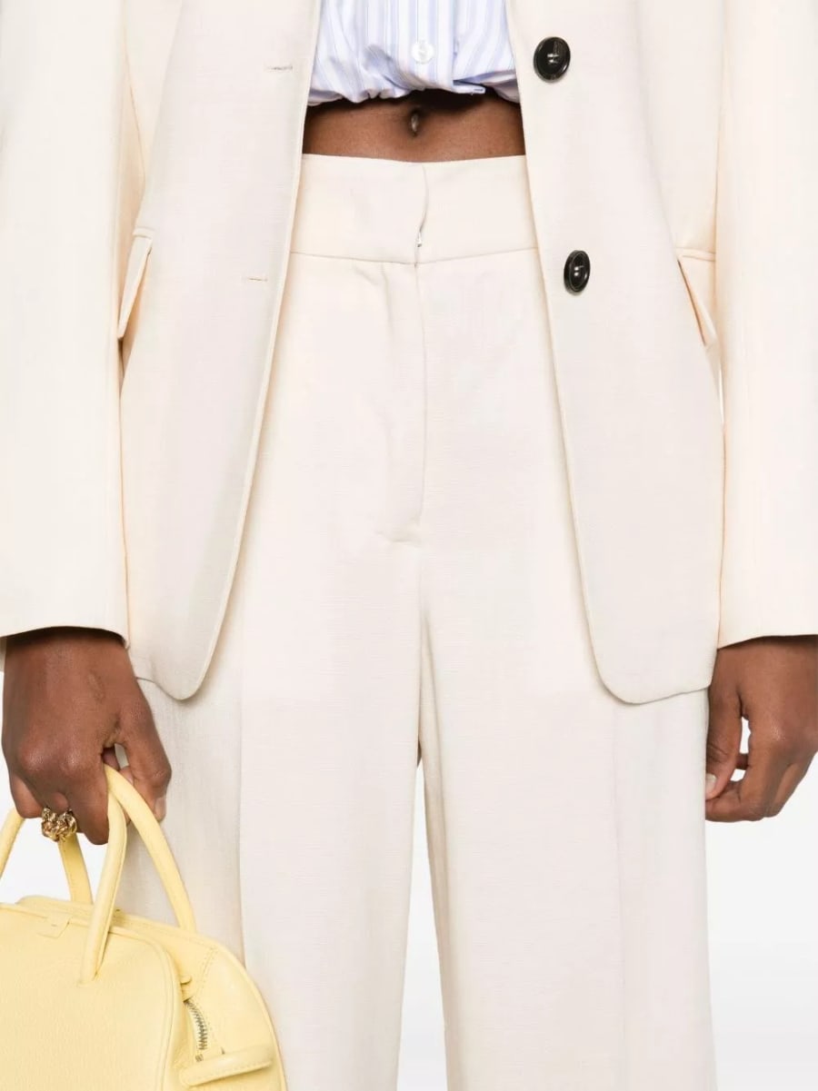 Msgm Pantaloni in Viscosa, view 3