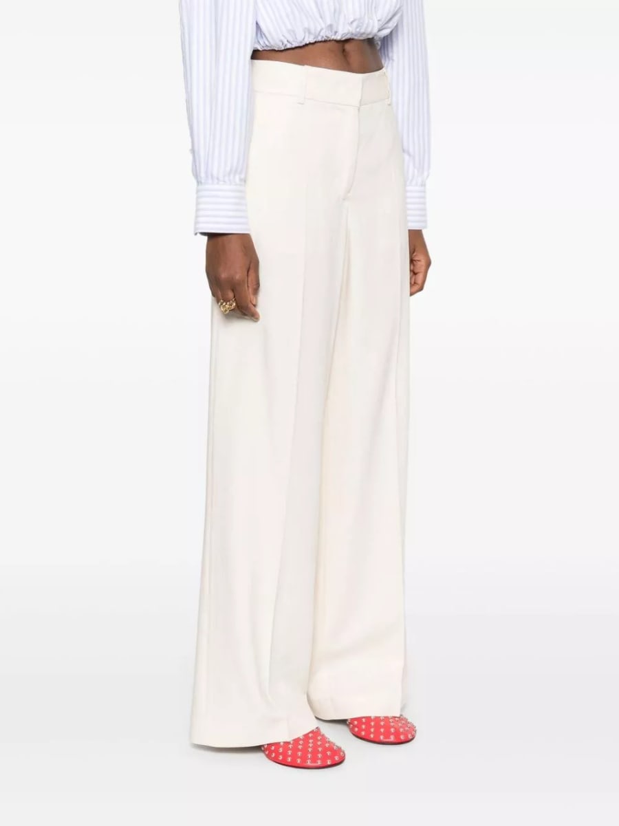 Msgm Pantaloni in Viscosa, view 4