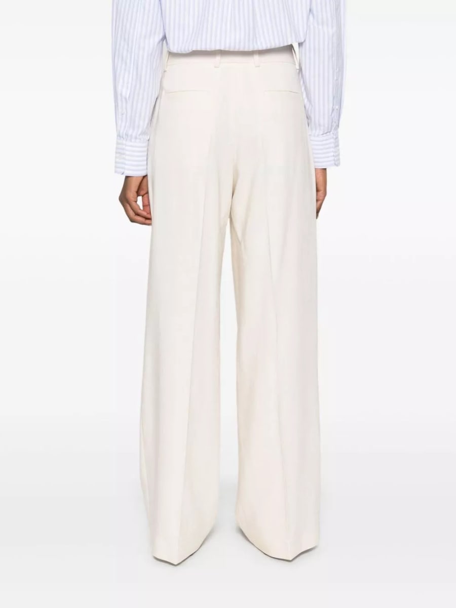 Msgm Pantaloni in Viscosa, view 5