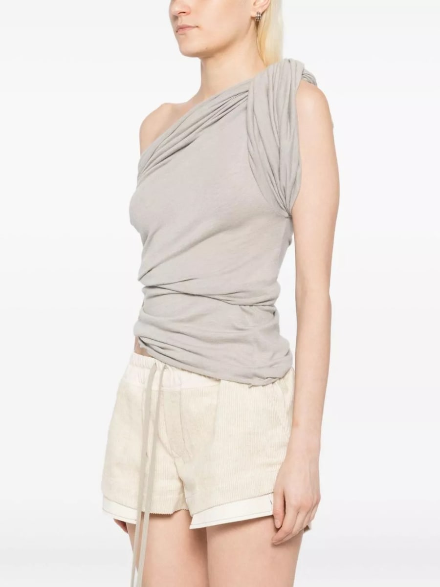 Rick Owens Top in cotone Twist, view 2