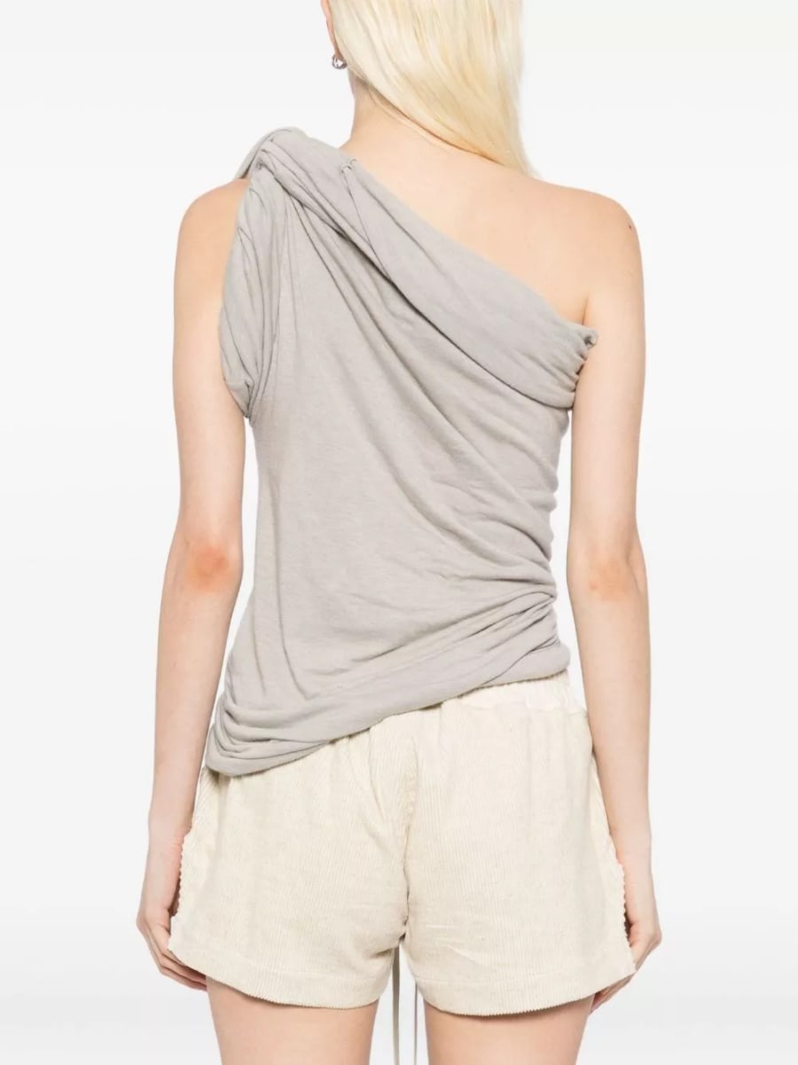 Rick Owens Top in cotone Twist, view 5