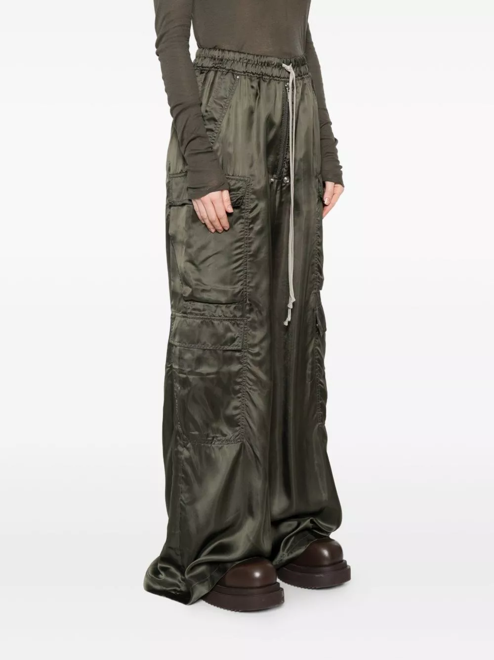 Rick Owens Pantaloni con coulisse Carco, view 2