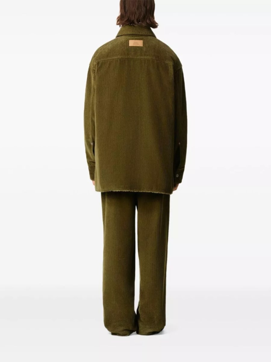 AMI Paris Camicia overshirt in cotone, view 6