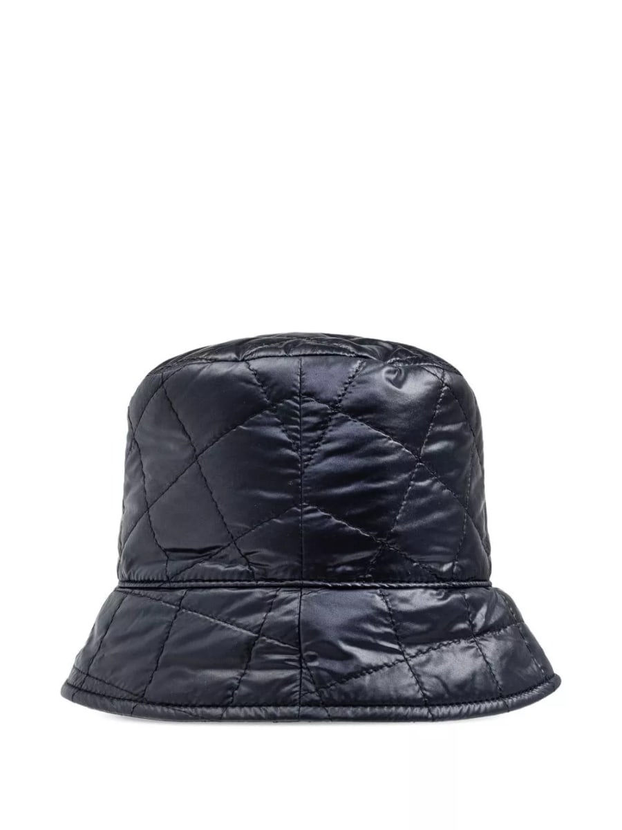 Moncler Cappello a secchiello in nylon con logo