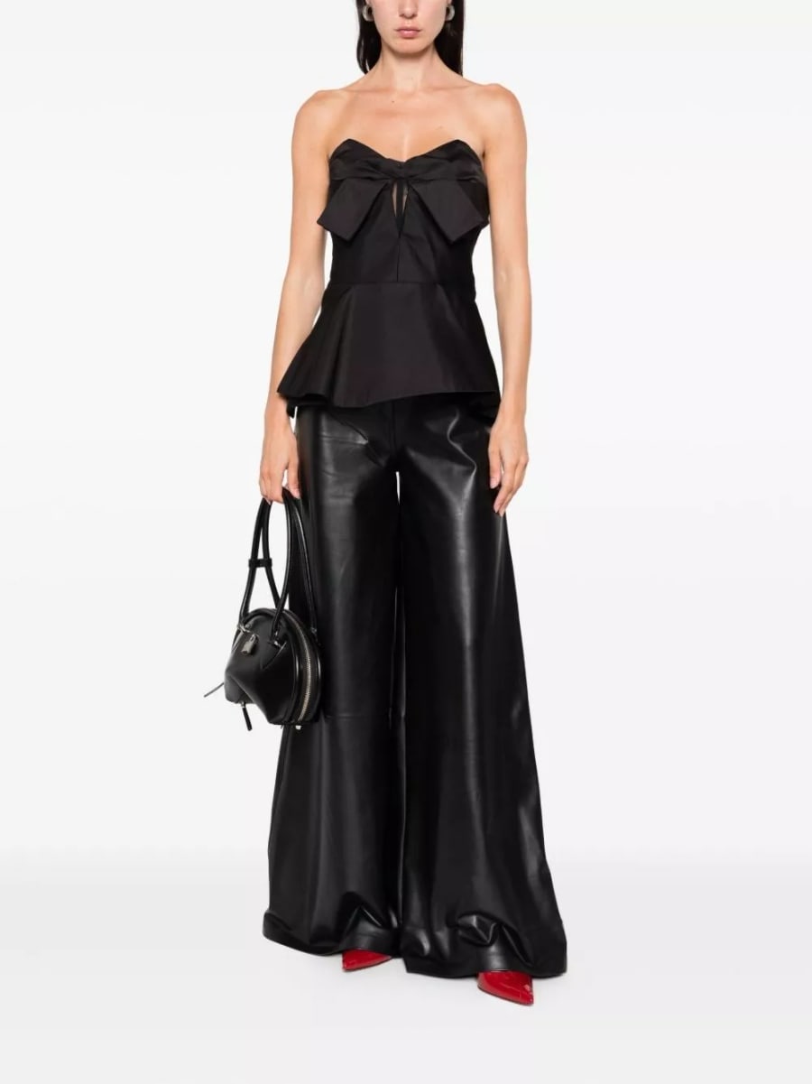 Alexander McQueen Top in seta, view 2