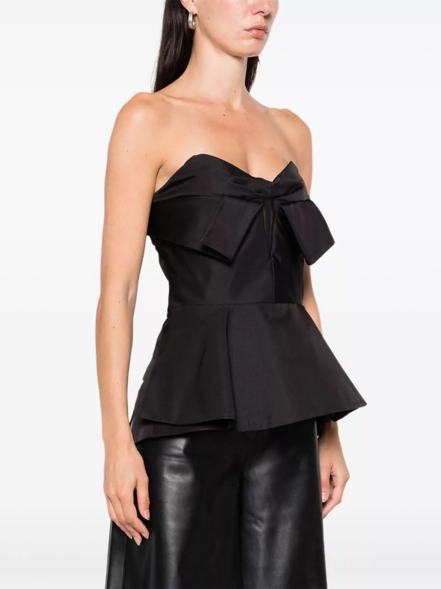 Alexander McQueen Top in seta, view 5