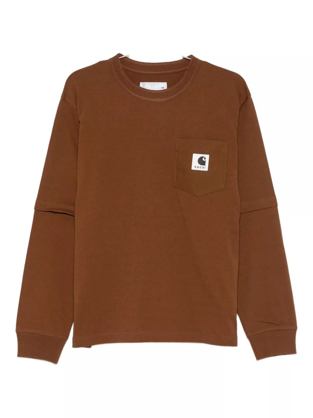 Sacai x carhartt wip T-shirt in cotone con logo