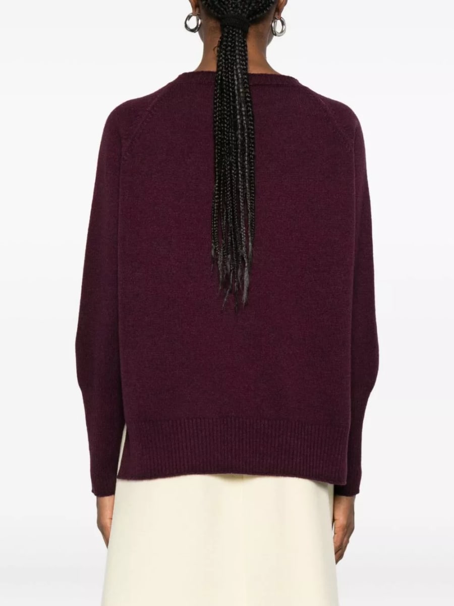 Base Maglione in lana a girocollo, view 4