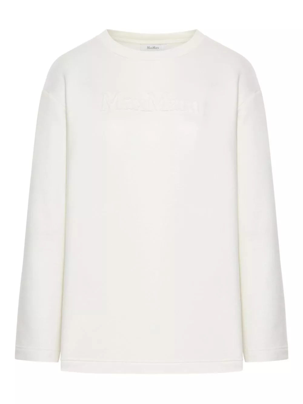 Max Mara Felpa in cotone con collo a giro
