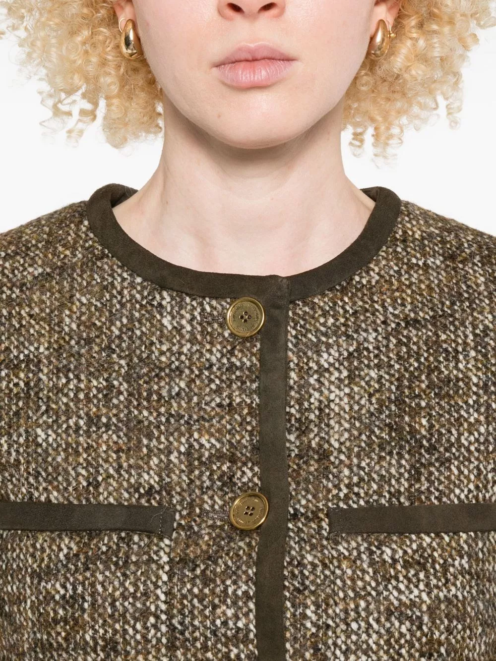 Golden Goose Giacca in misto lana, view 2