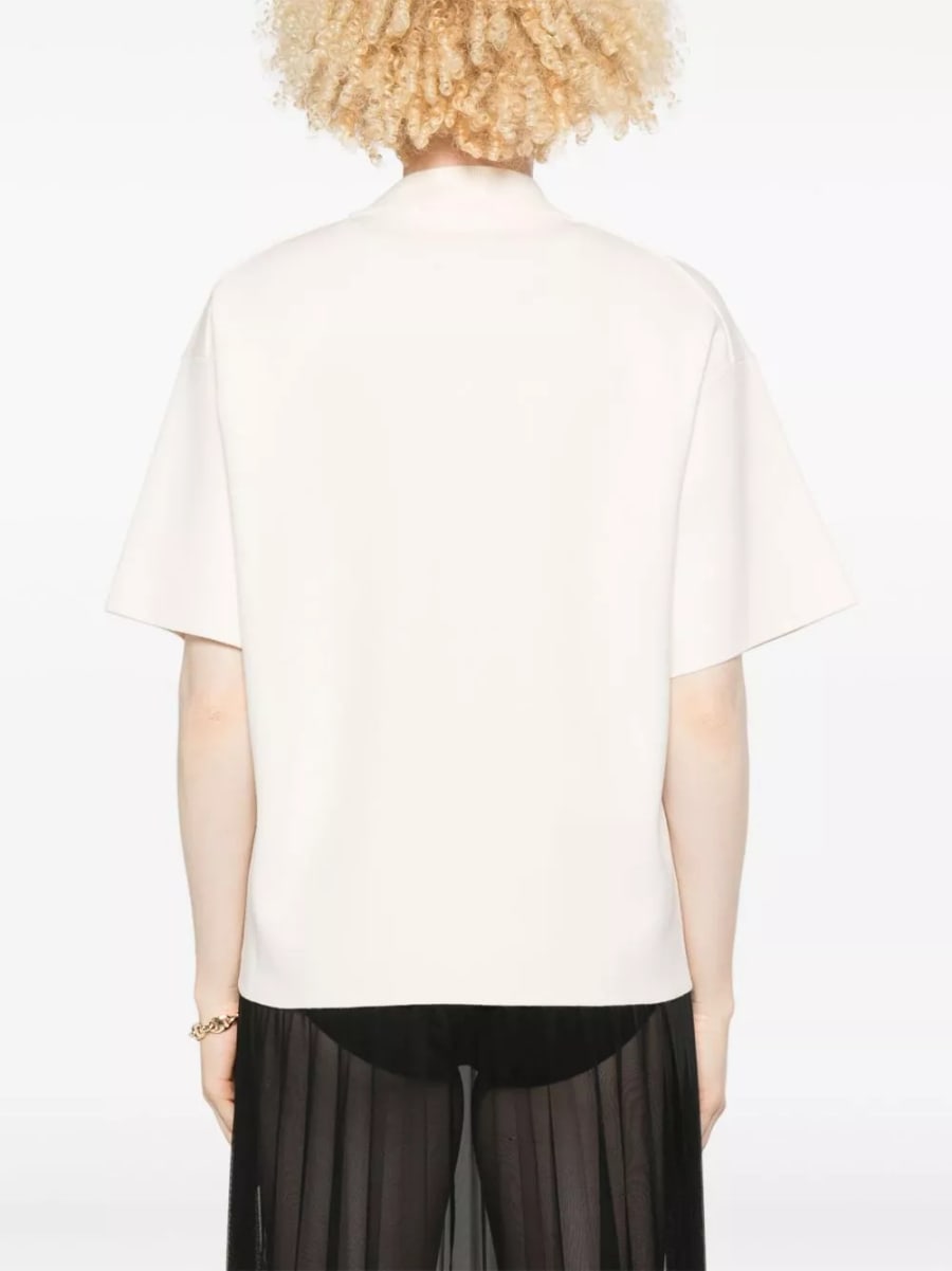 Max Mara T-shirt in cotone, view 4