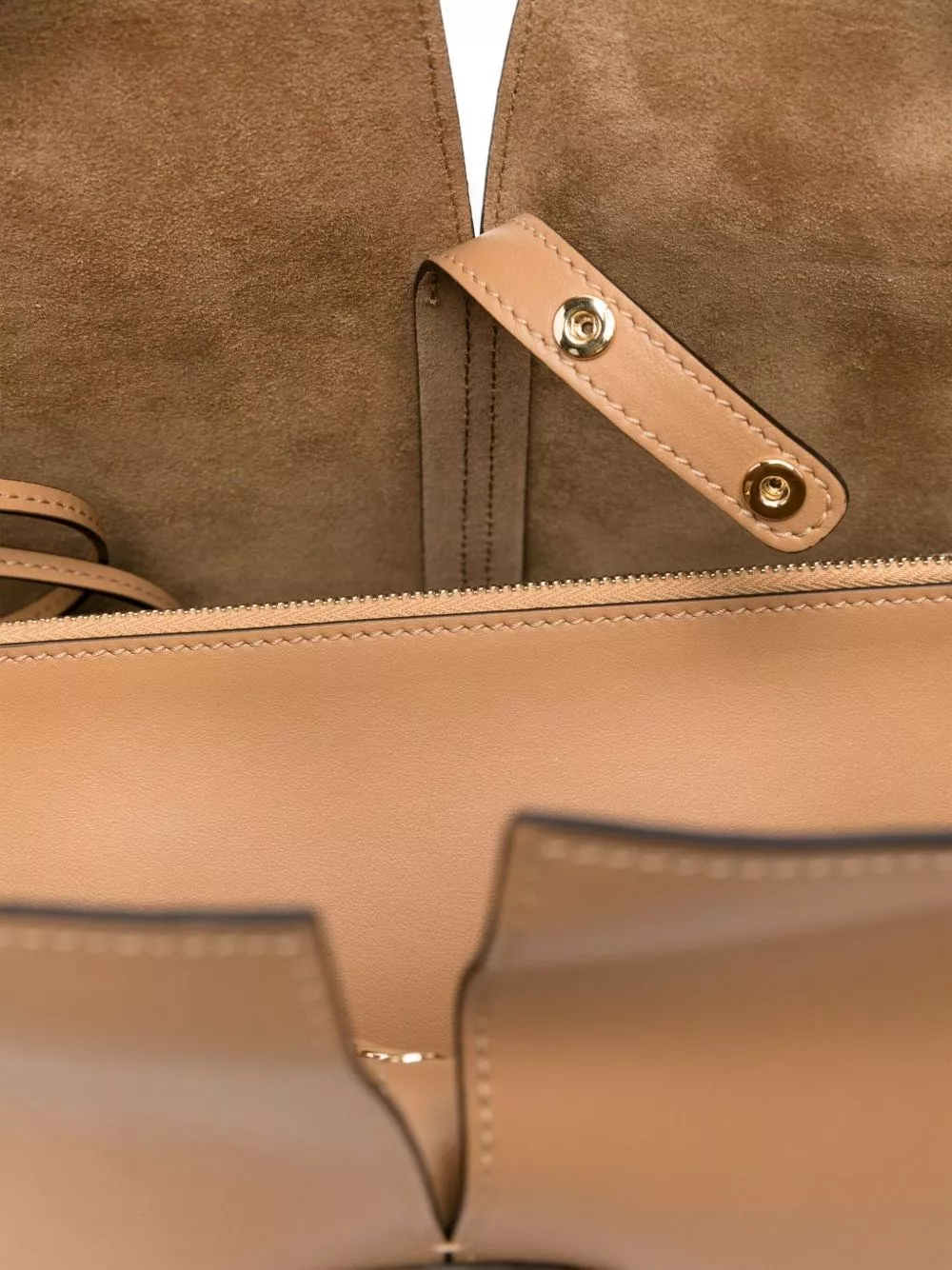 Tod's Borsa da shopping in pelle Di Bag Folio, view 2