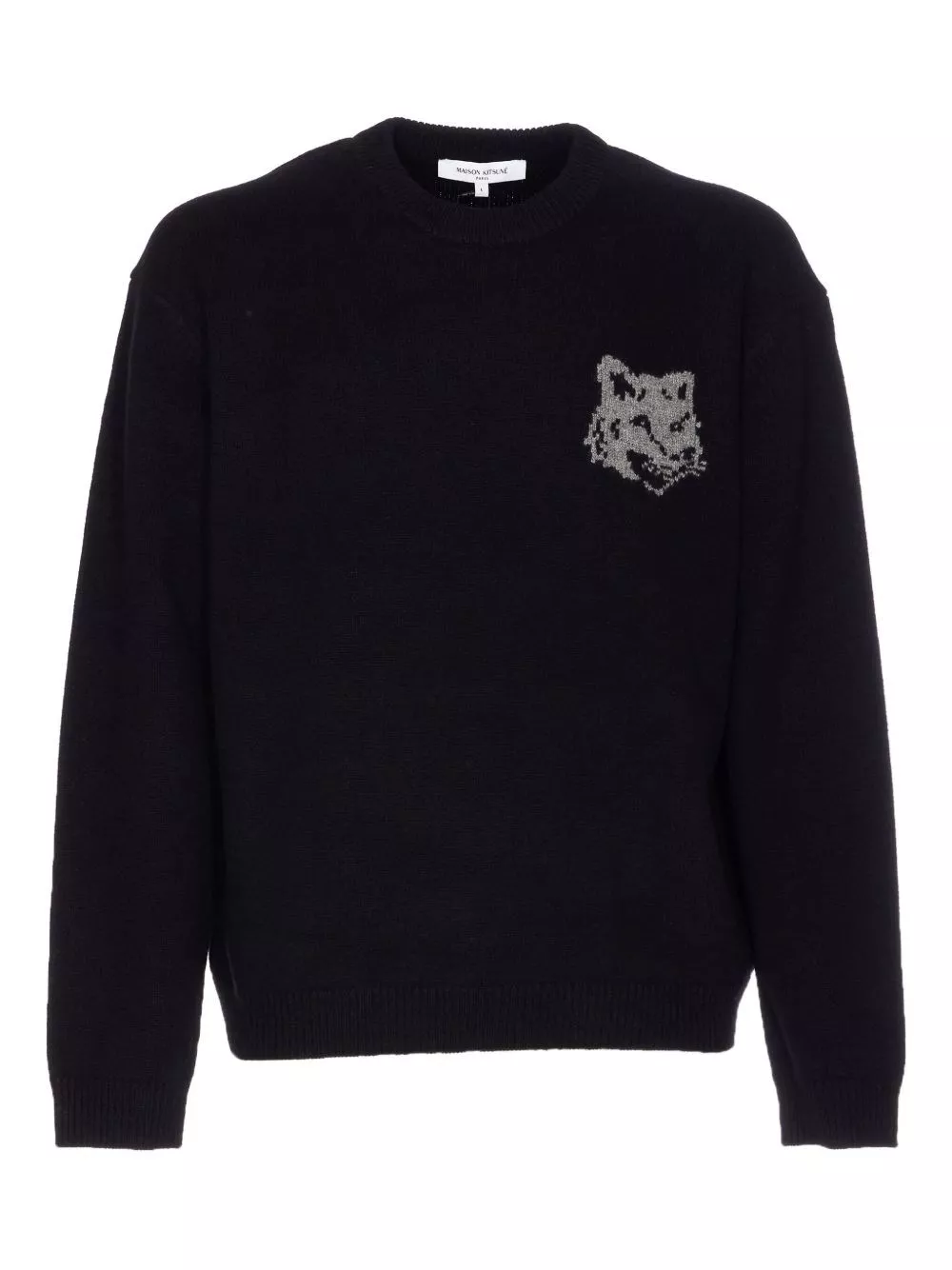 Maison kitsune' Maglione in lana Fox Head