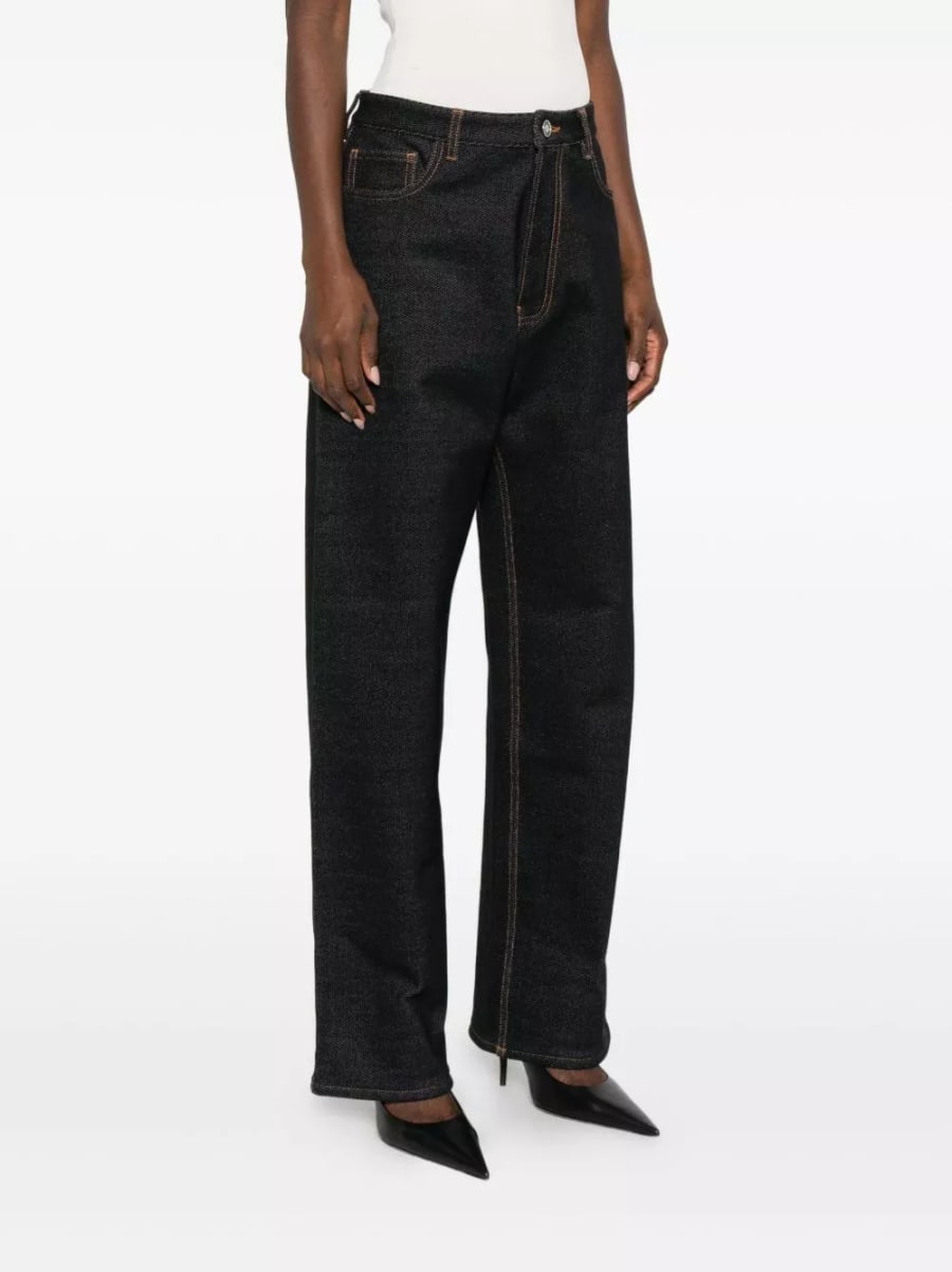 Alaïa Jeans in cotone denim, view 4