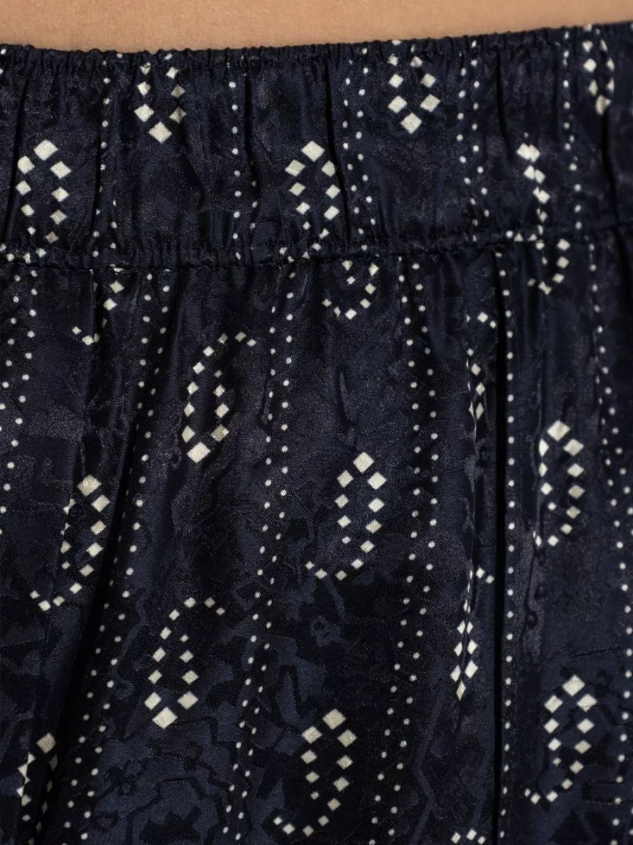 Tory Burch Pantaloni in seta jacquard, view 5