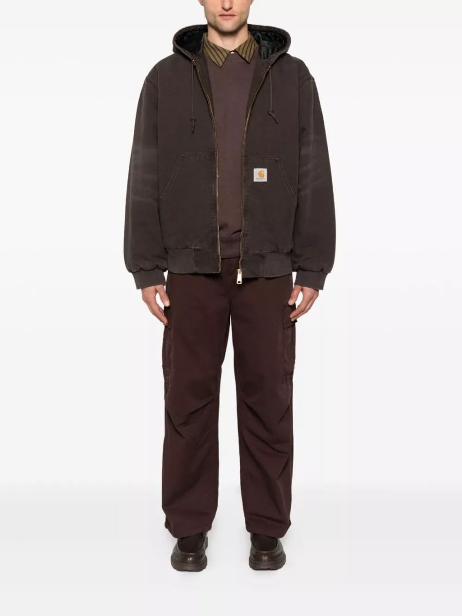 Carhartt WIP Pantaloni cargo in cotone biologico, view 4