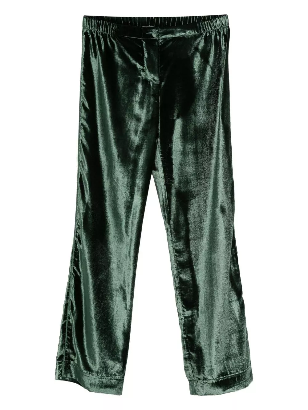 For restless sleepers Pantaloni in velluto a vita alta