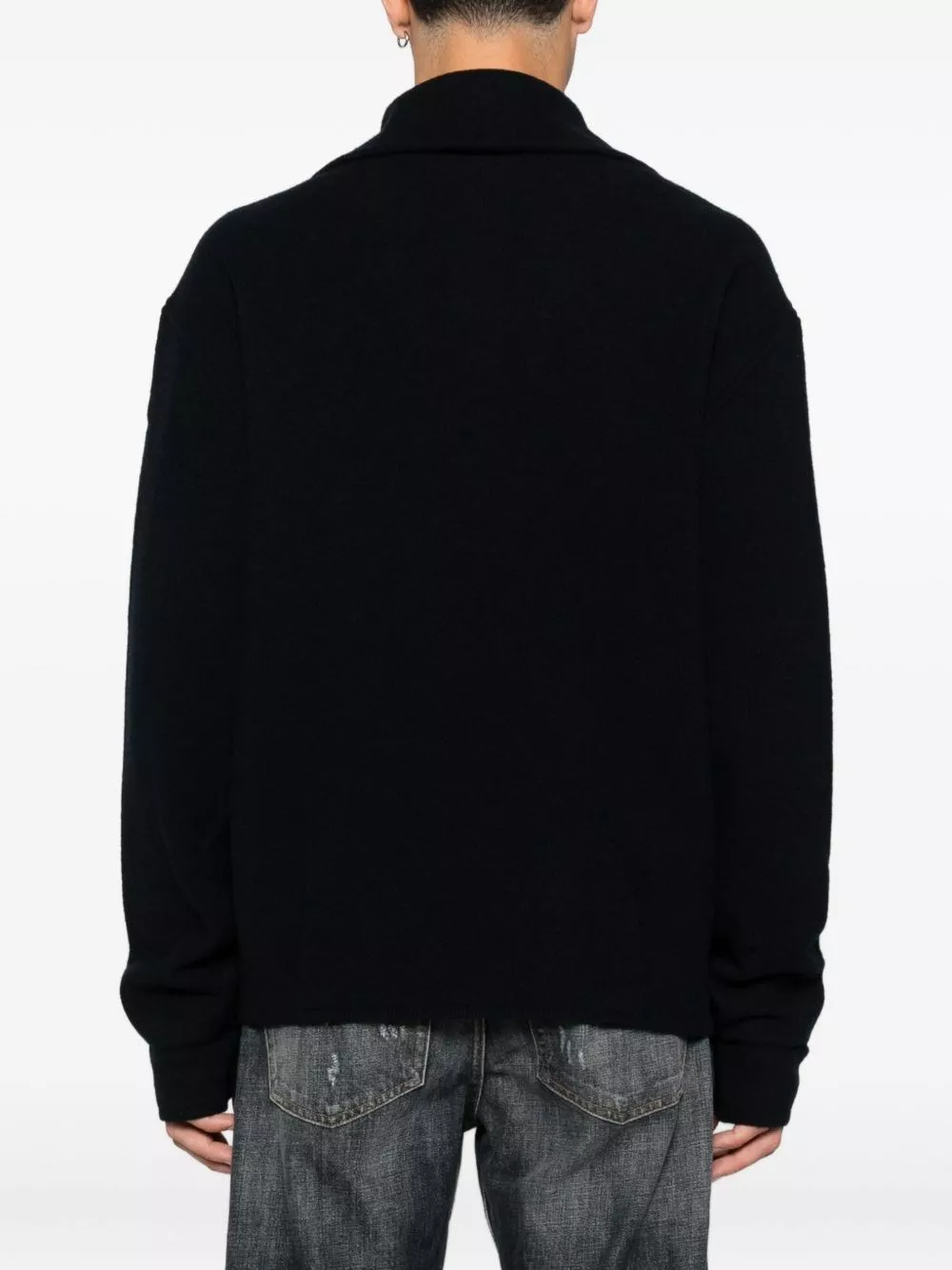 Emporio Armani Maglione a collo alto in lana, view 2