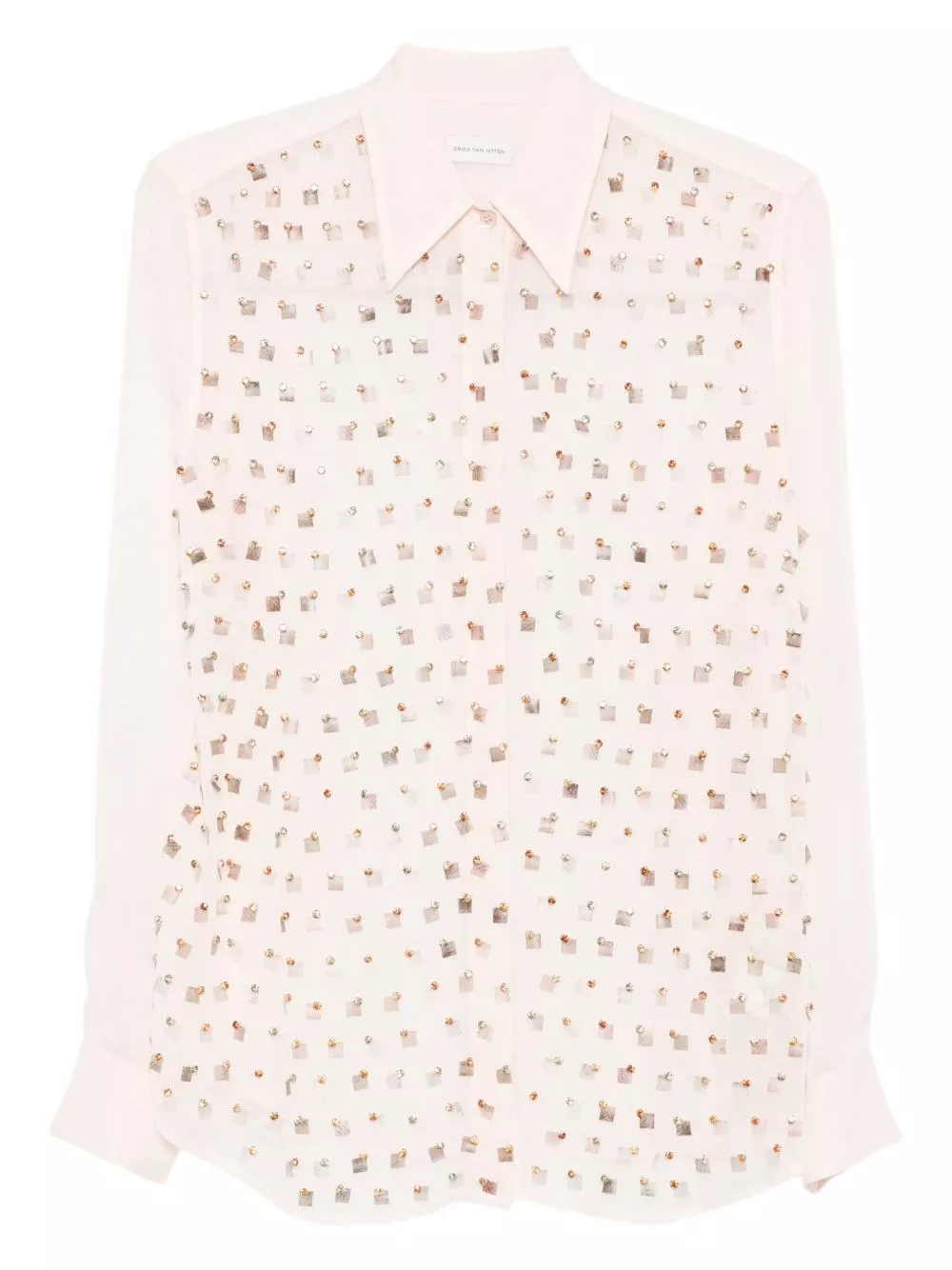 Dries Van Noten Camicia ricamata Chowy