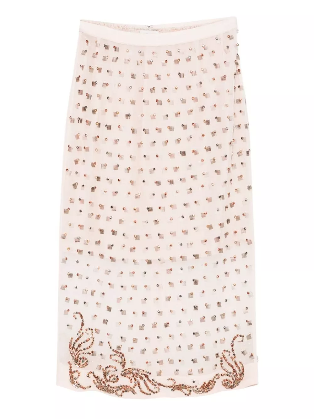 Dries Van Noten Gonna ricamata Sokna