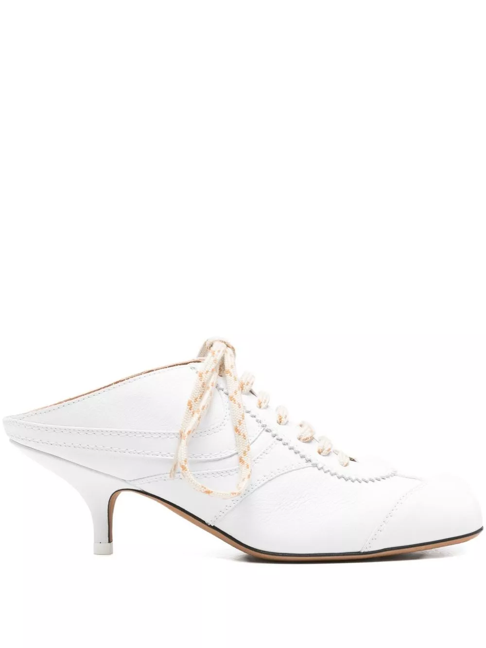 Dries Van Noten Sneakers con tacco in pelle