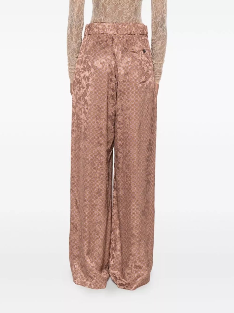 Dries Van Noten Pantaloni in cotone Pila, view 2