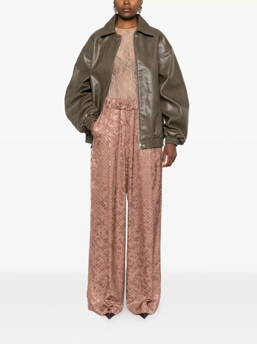 Dries Van Noten Pantaloni in cotone Pila, view 3