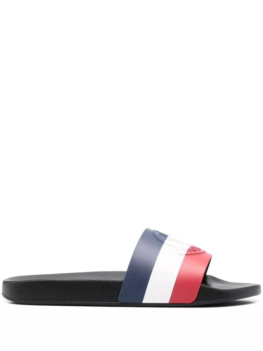 Moncler Pantofole con Logo